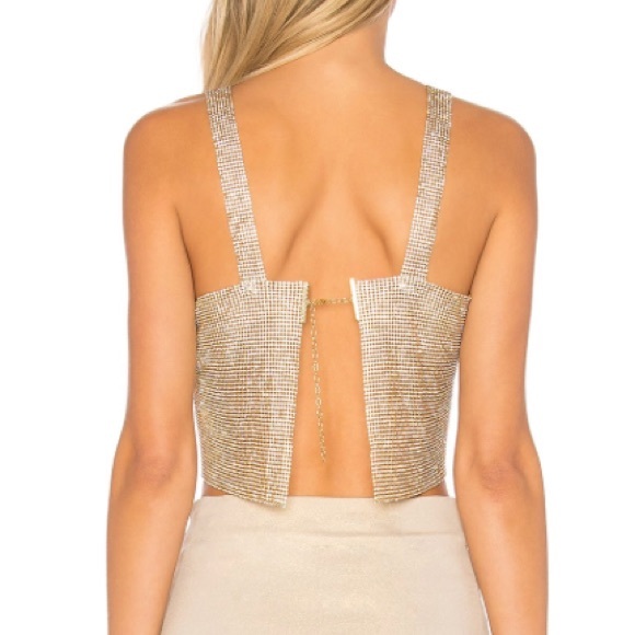 Revolve Frasier Sterling After Party Tank in Gold - Picture 4 of 4